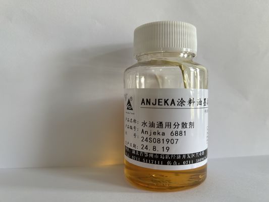 Anjeka6881 encre de durcissement UV BYK9151 agent dispersant de pâte de couleur conductrice
